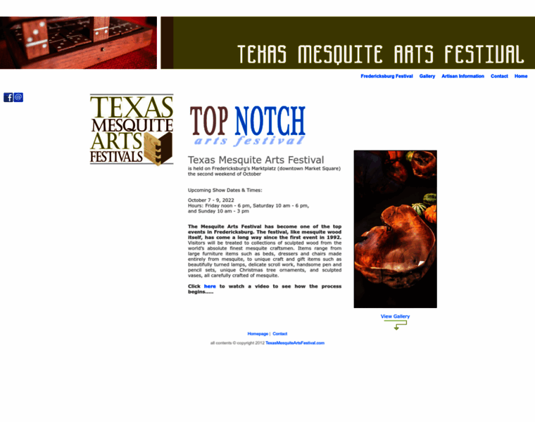 Texasmesquiteartfestivals.com thumbnail