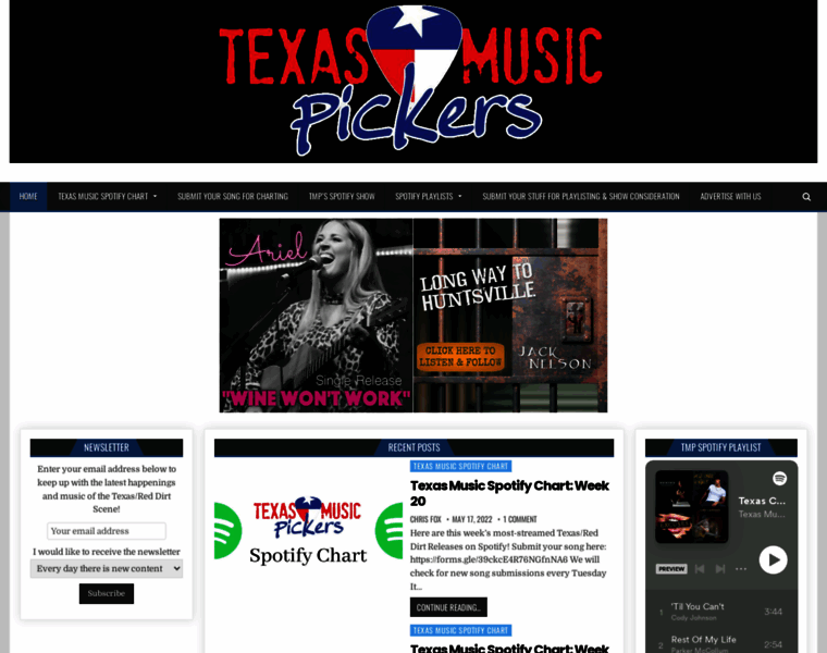 Texasmusicpickers.com thumbnail
