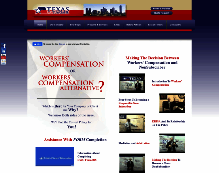 Texasnonsubscriber.com thumbnail