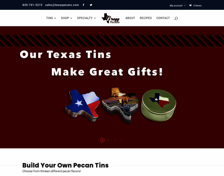 Texaspecans.com thumbnail