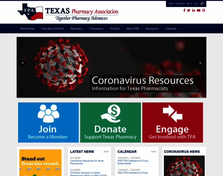 Texaspharmacy.org thumbnail