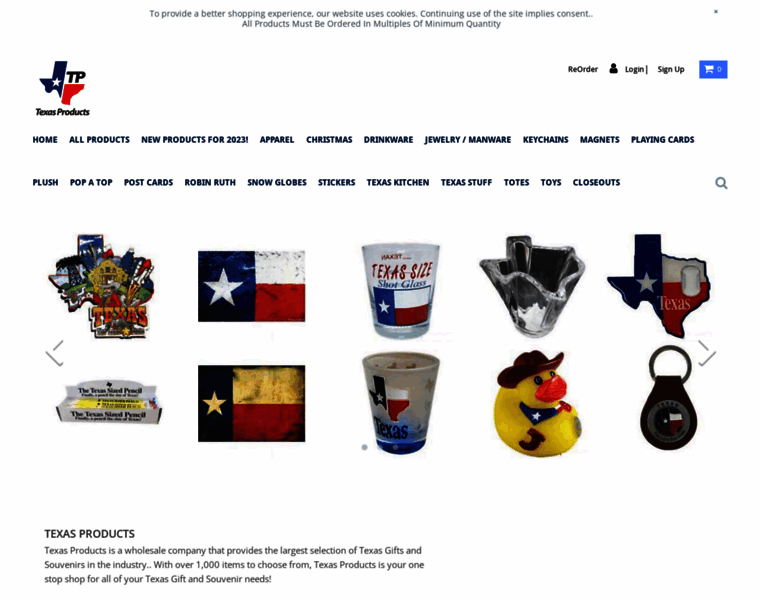 Texasproducts.com thumbnail