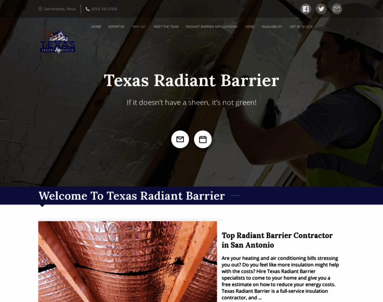 Texasradiantbarrier.com thumbnail