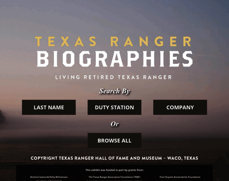 Texasrangerregister.org thumbnail