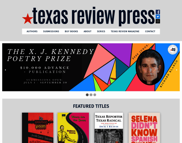 Texasreviewpress.org thumbnail