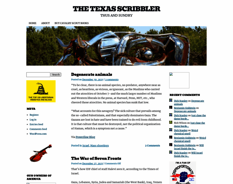 Texasscribbler.com thumbnail