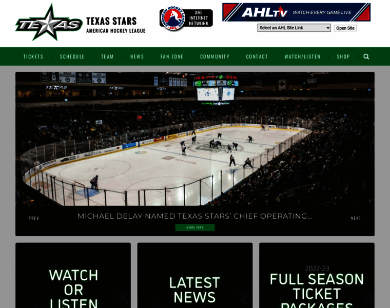 Texasstarshockey.com thumbnail
