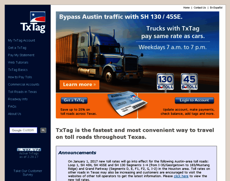 Texastollways.org thumbnail