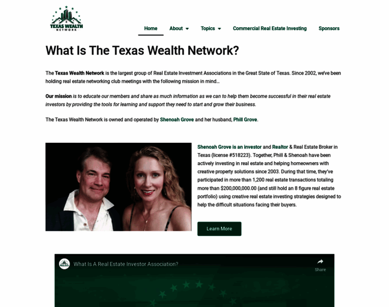 Texaswealthnetwork.com thumbnail
