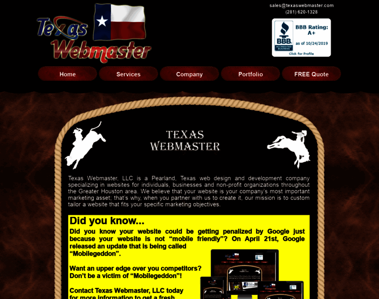 Texaswebmaster.com thumbnail