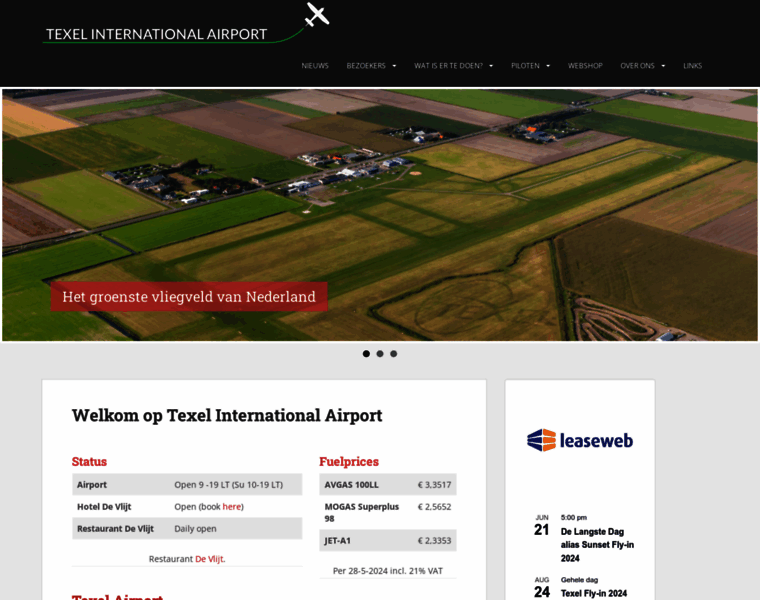 Texelairport.nl thumbnail