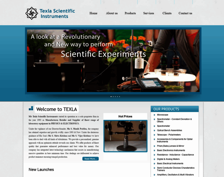 Texlascientific.com thumbnail