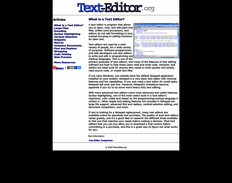 Text-editor.org thumbnail