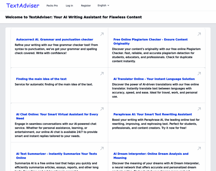 Textadviser.com thumbnail