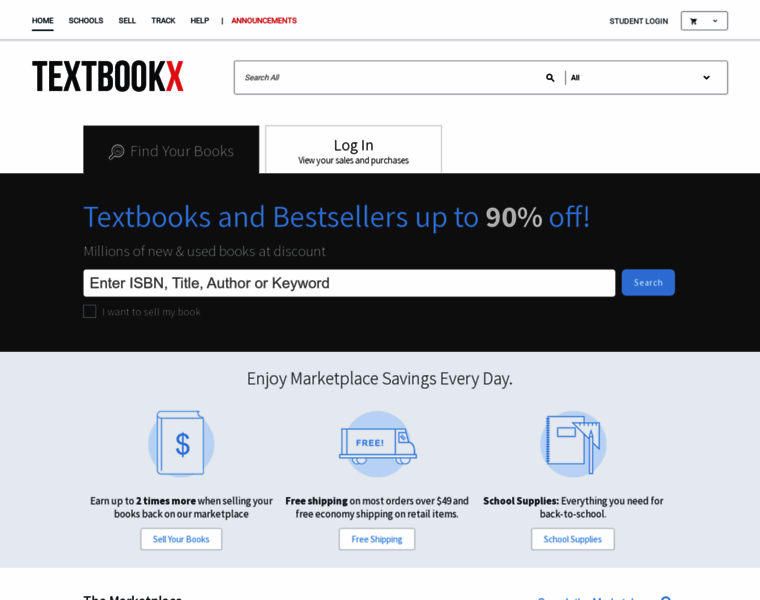 Textbookx.com thumbnail