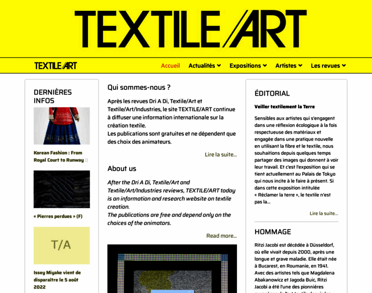 Textile-art-revue.fr thumbnail