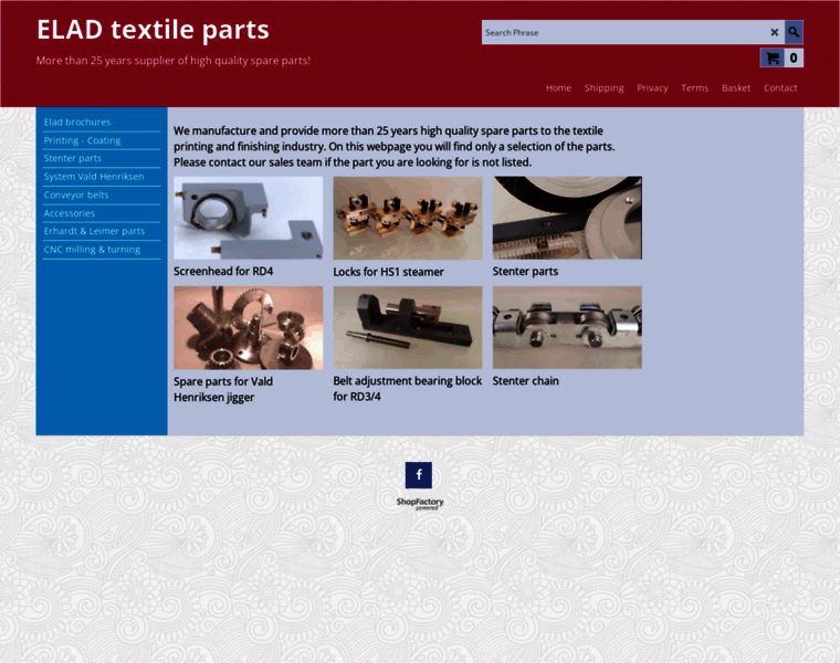 Textile-parts.com thumbnail