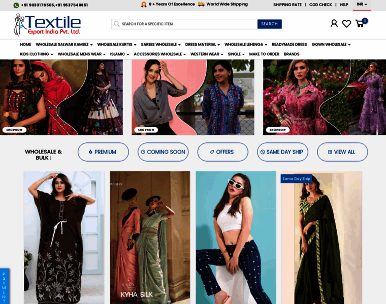 Textileexport.in thumbnail