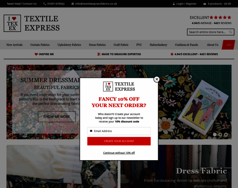 Textileexpressfabrics.co.uk thumbnail