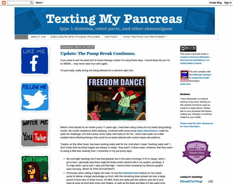Textingmypancreas.com thumbnail