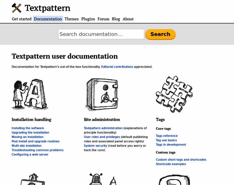 Textpattern.net thumbnail