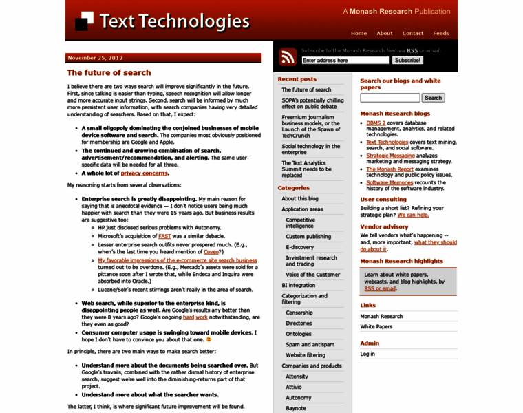 Texttechnologies.com thumbnail