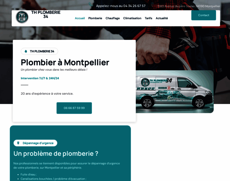 Th-plombier-montpellier.com thumbnail