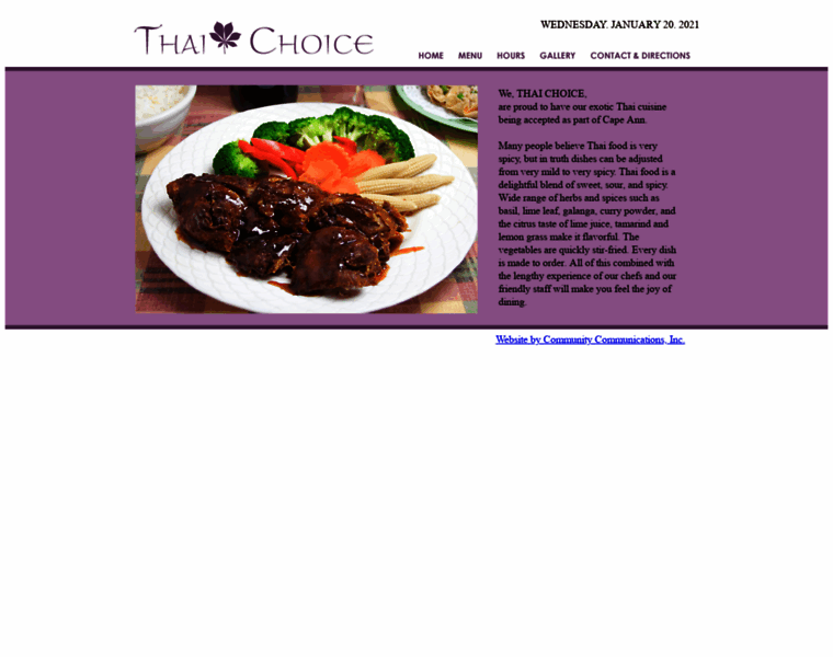 Thaichoicerestaurant.com thumbnail