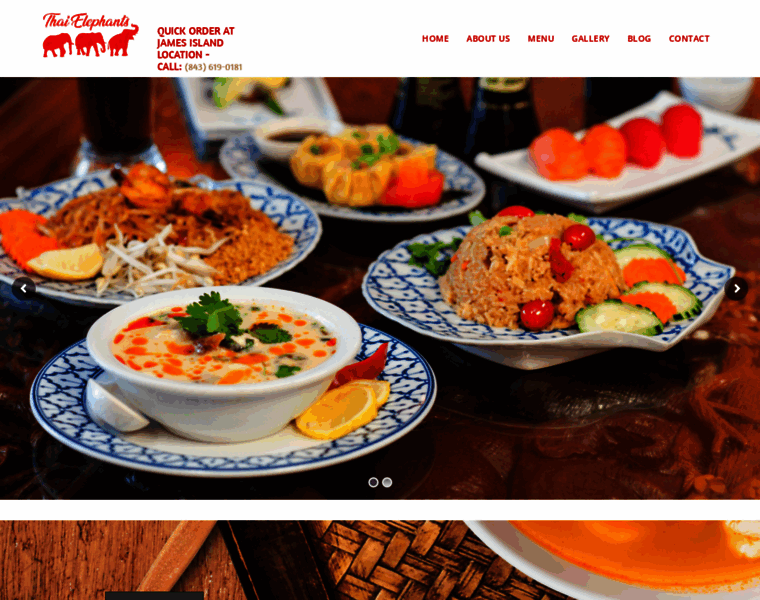 Thaielephantsrestaurant.com thumbnail
