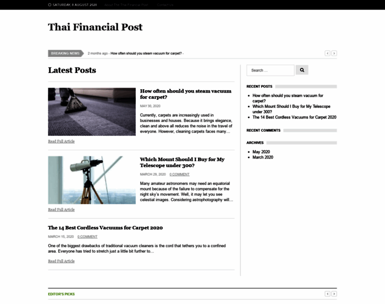 Thaifinancialpost.com thumbnail