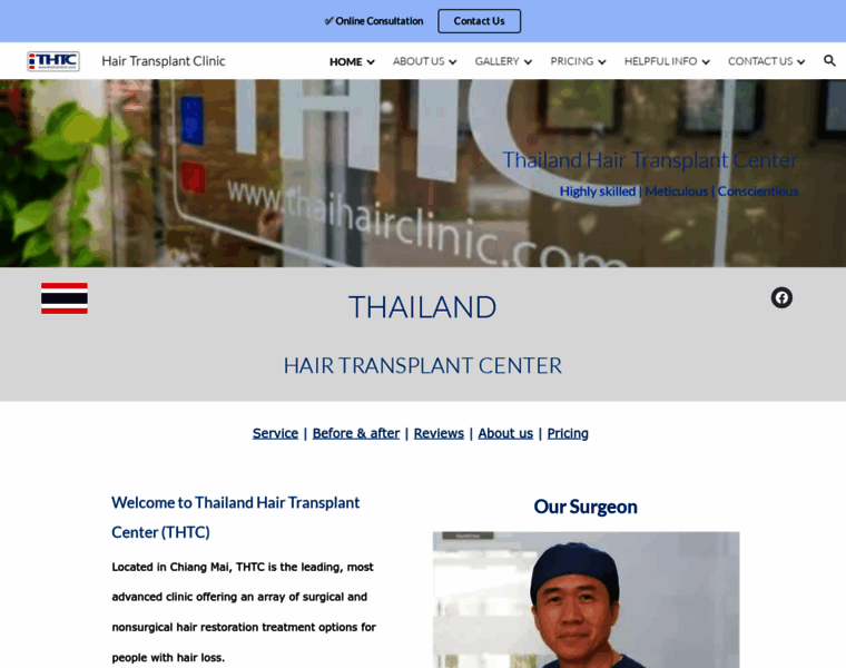 Thaihairclinic.com thumbnail