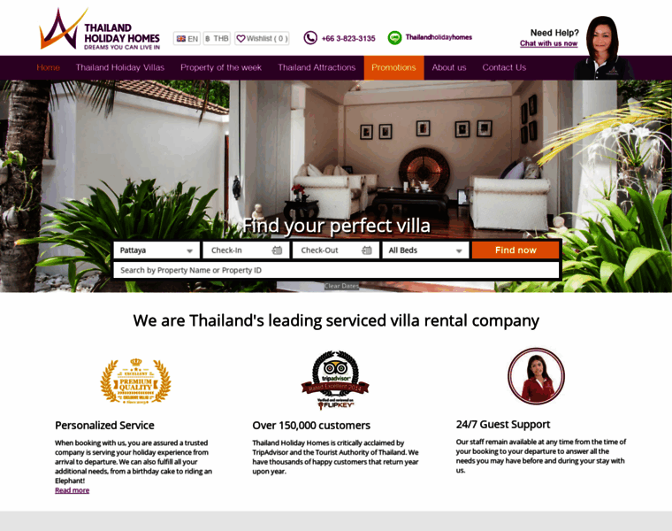 Thailandholidayhomes.com thumbnail