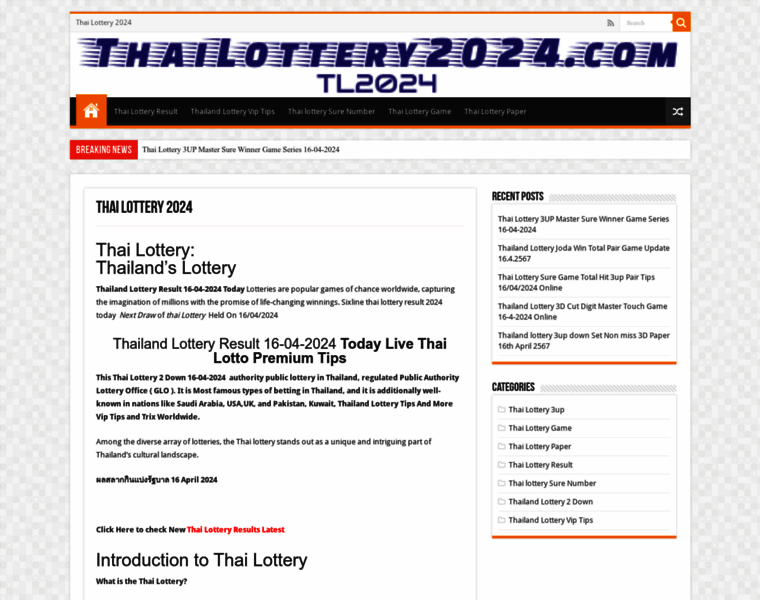 Thailottery2024.com thumbnail