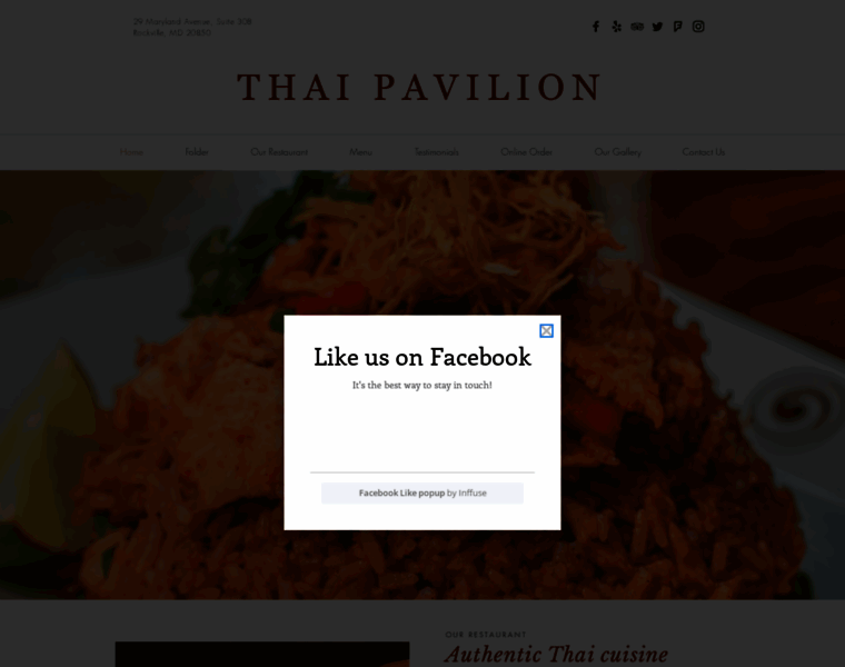 Thaipavilionrestaurant.com thumbnail