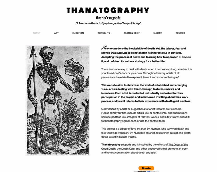 Thanatography.com thumbnail