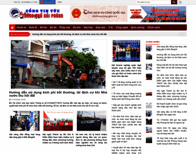 Thanhphohaiphong.gov.vn thumbnail