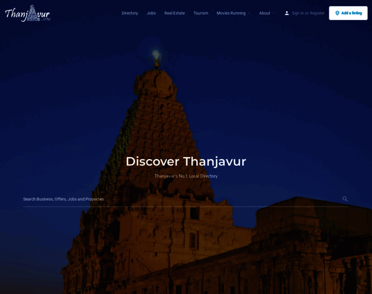 Thanjavur.info thumbnail