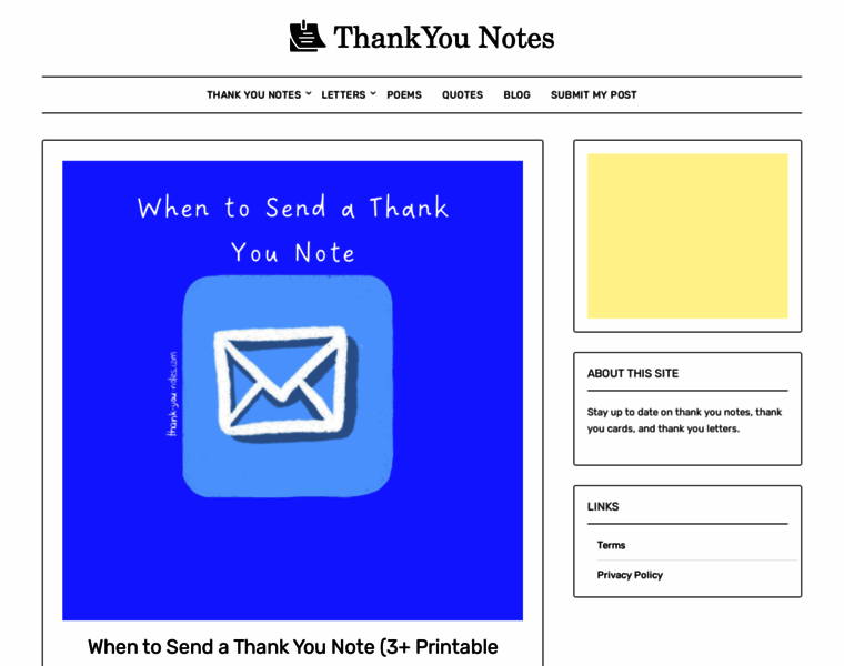Thank-you-notes.com thumbnail