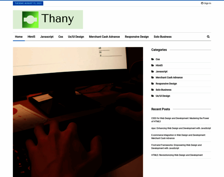 Thany.org thumbnail