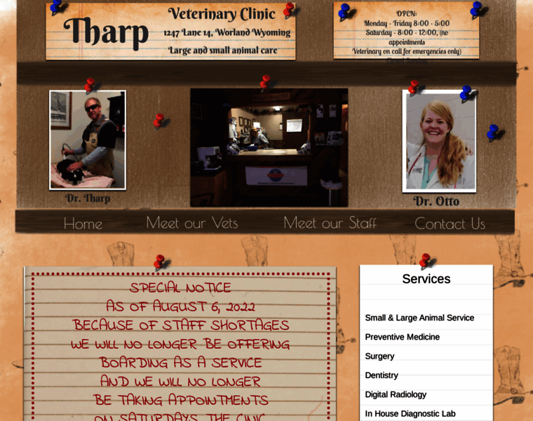 Tharpveterinaryclinic.com thumbnail