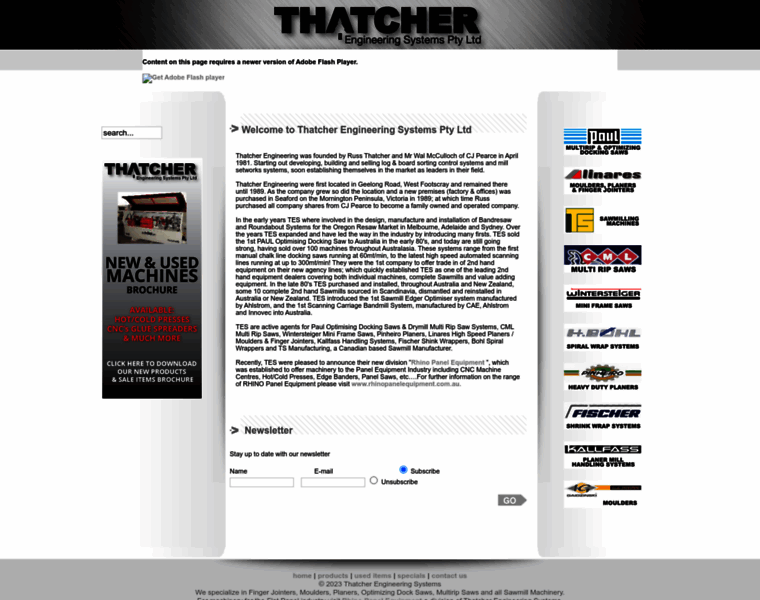 Thatcherengineering.com.au thumbnail
