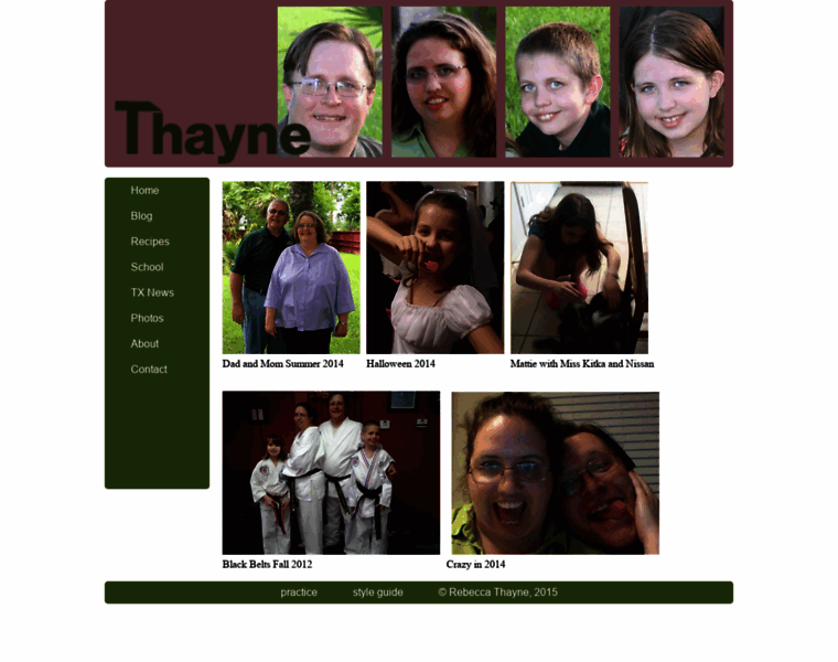 Thaynefam.org thumbnail