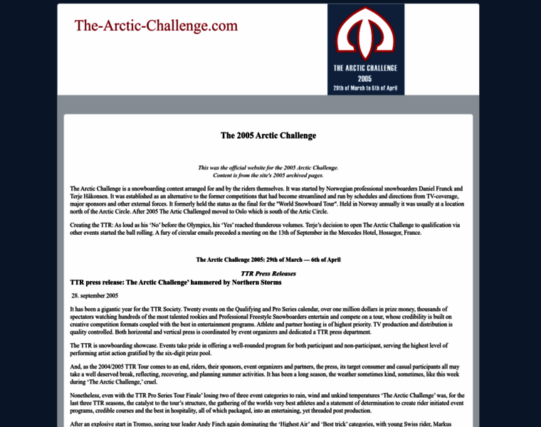 The-arctic-challenge.com thumbnail
