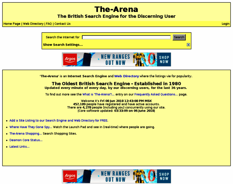 The-arena.co.uk thumbnail