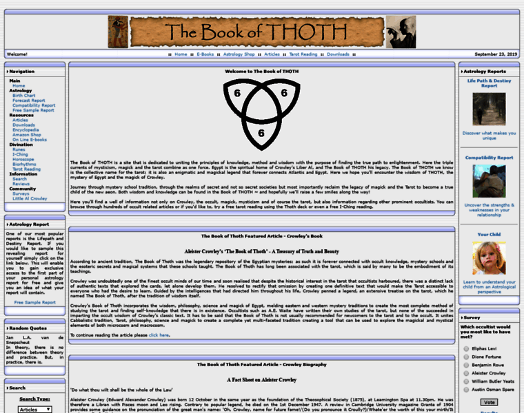 The-book-of-thoth.com thumbnail