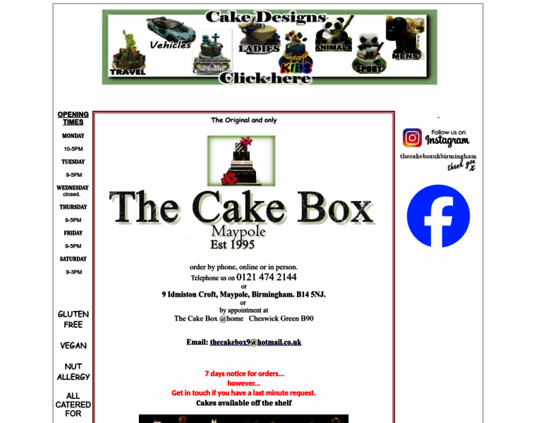 The-cakebox.co.uk thumbnail