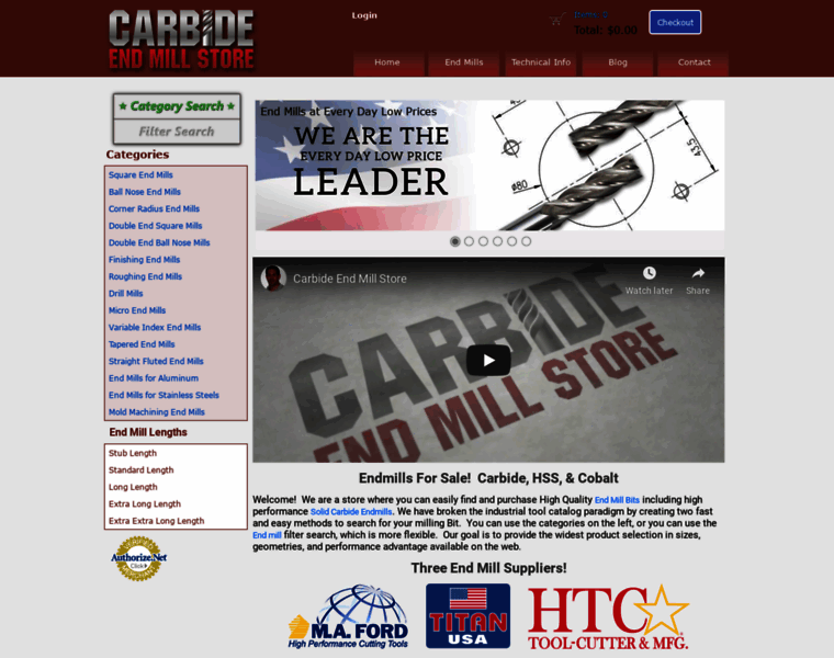 The-carbide-end-mill-store.com thumbnail