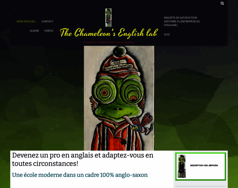 The-chameleon-s-english-lab.com thumbnail
