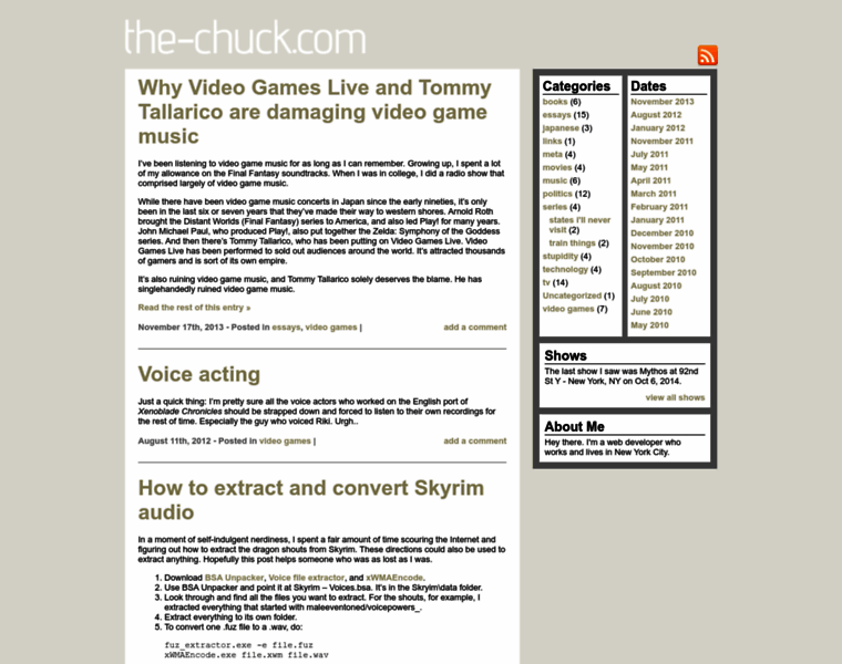 The-chuck.com thumbnail
