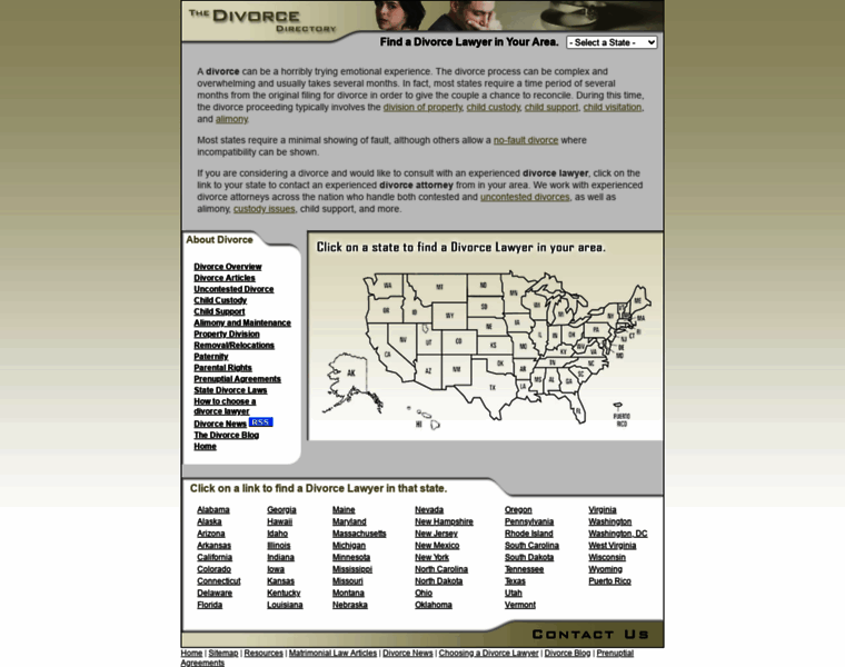 The-divorce-directory.com thumbnail